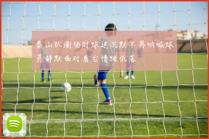 泰山队谢场时球迷沉默不再呐喊球员静默面对看台情绪低落
