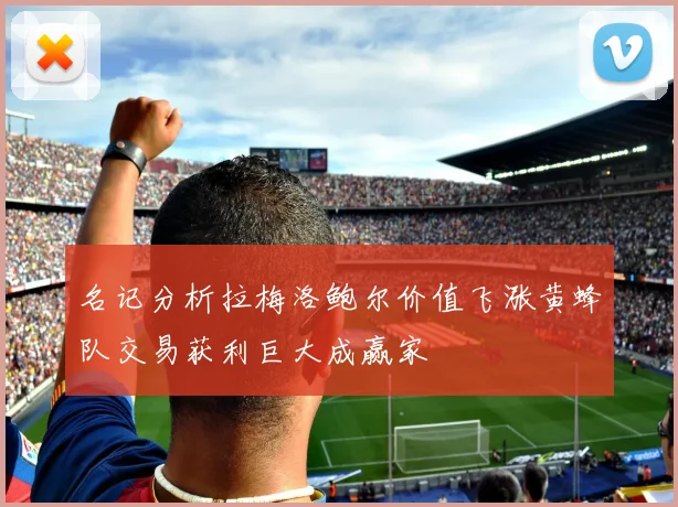 名记分析拉梅洛鲍尔价值飞涨黄蜂队交易获利巨大成赢家